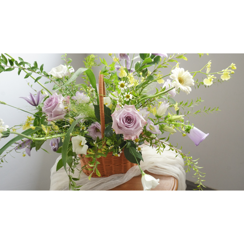 野趣提籃花課程