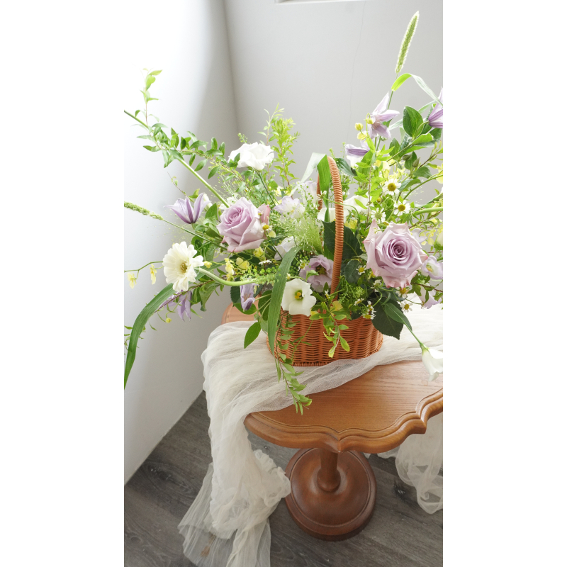 野趣提籃花課程