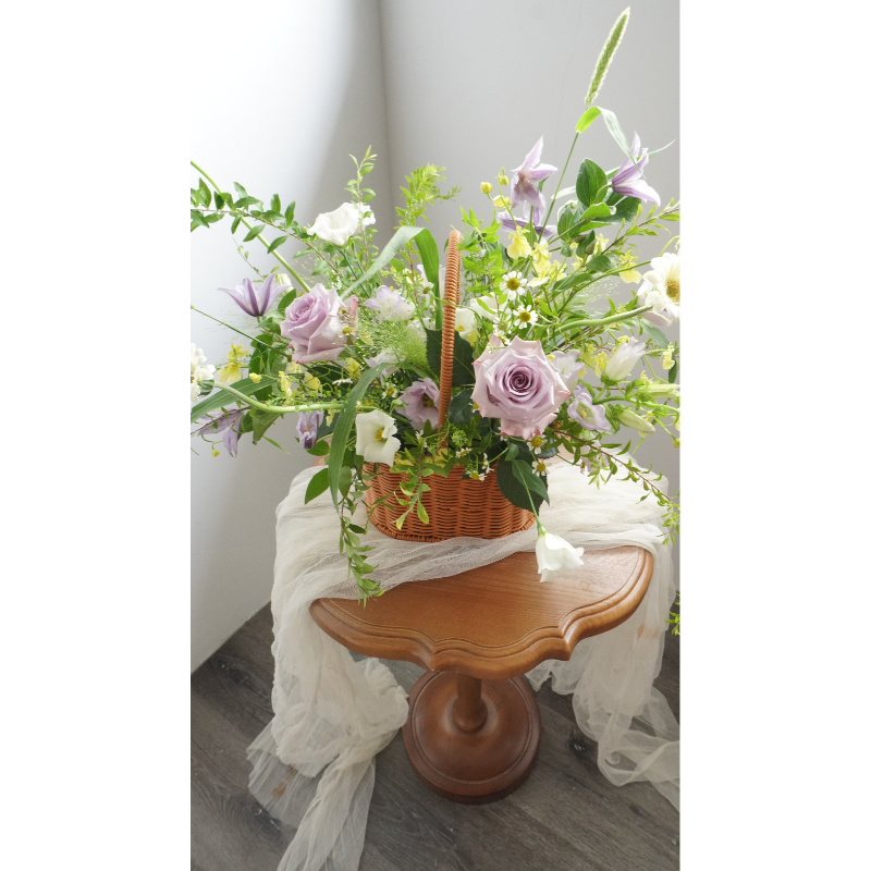 野趣提籃花課程